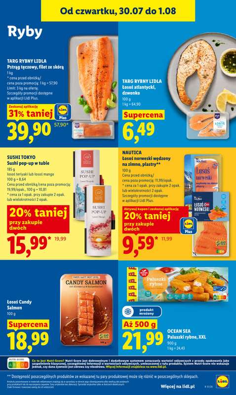 Lidl - gazetka promocyjna Oferta od czwartku od czwartku 30.07 do soboty 01.08 - strona 69