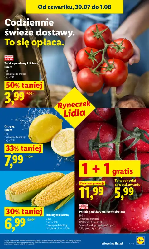 Lidl - gazetka promocyjna Oferta od czwartku od czwartku 30.07 do soboty 01.08 - strona 51