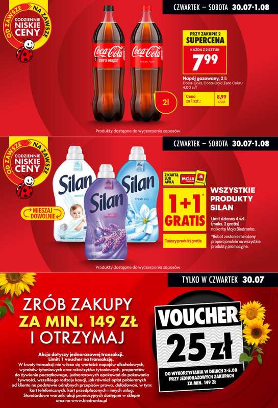 Biedronka - gazetka promocyjna Biedronkowe oszczędności od czwartku od czwartku 30.07 do soboty 01.08 - strona 8