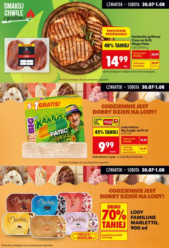 Biedronka - gazetka promocyjna Biedronkowe oszczędności od czwartku od czwartku 30.07 do soboty 01.08 - strona 5