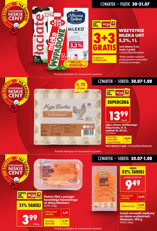 Biedronka - gazetka promocyjna Biedronkowe oszczędności od czwartku   - strona 2