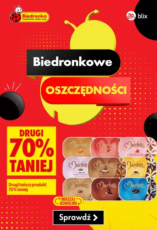 Biedronka - gazetka promocyjna Biedronkowe oszczędności od czwartku  