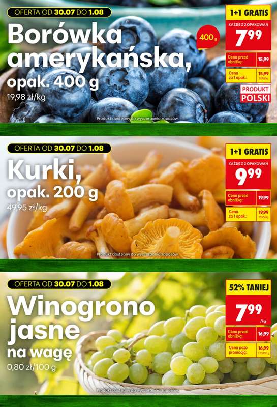 Biedronka - gazetka promocyjna Biedronkowe oszczędności od czwartku od czwartku 30.07 do soboty 01.08 - strona 3