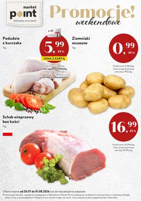 Market Point - gazetka promocyjna Promocje weekendowe od czwartku 30.07 do soboty 01.08