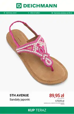 Deichmann - gazetka promocyjna Modne japonki od czwartku 30.07  - strona 2