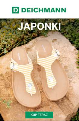 Deichmann - gazetka promocyjna Modne japonki od czwartku 30.07 