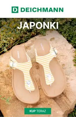Deichmann - gazetka promocyjna Modne japonki od czwartku 30.07 