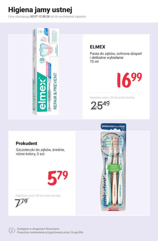 Rossmann - gazetka promocyjna Nowe MEGA PROMOCJE - od 30.07 od czwartku 30.07 do środy 12.08 - strona 10