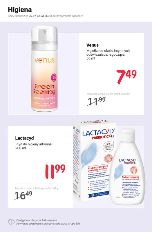 Rossmann - gazetka promocyjna Nowe MEGA PROMOCJE - od 30.07 od czwartku 30.07 do środy 12.08 - strona 9