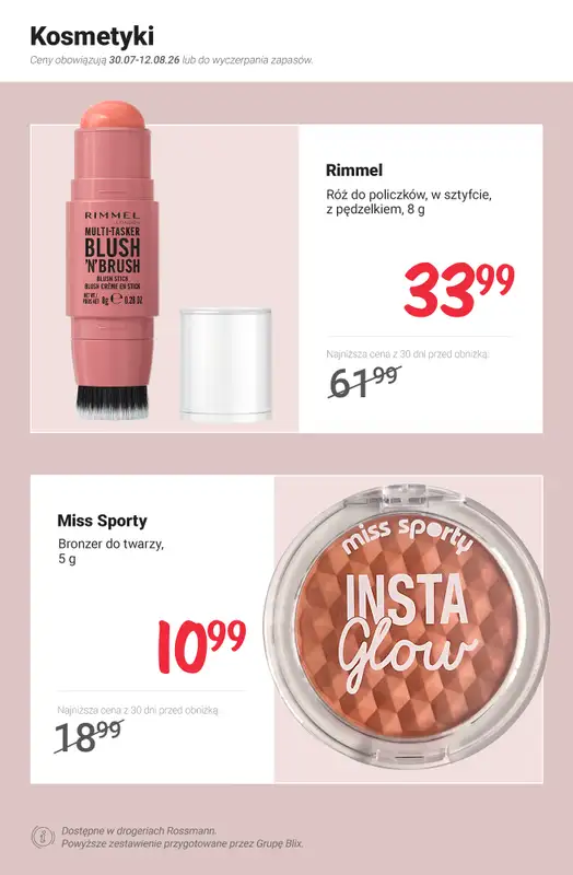 Rossmann - gazetka promocyjna Nowe MEGA PROMOCJE - od 30.07 od czwartku 30.07 do środy 12.08 - strona 2