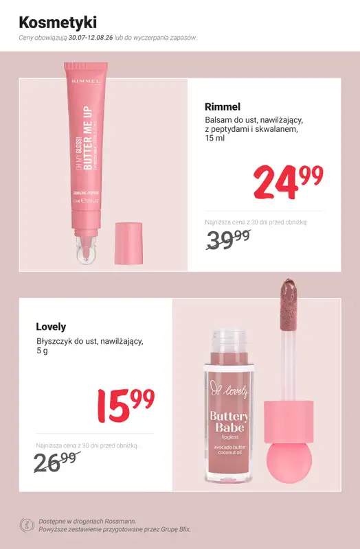 Rossmann - gazetka promocyjna Nowe MEGA PROMOCJE - od 30.07 od czwartku 30.07 do środy 12.08 - strona 3