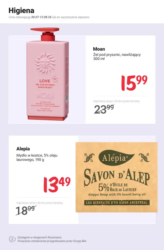 Rossmann - gazetka promocyjna Nowe MEGA PROMOCJE - od 30.07 od czwartku 30.07 do środy 12.08 - strona 8