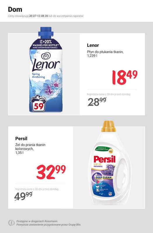 Rossmann - gazetka promocyjna Nowe MEGA PROMOCJE - od 30.07 od czwartku 30.07 do środy 12.08 - strona 12
