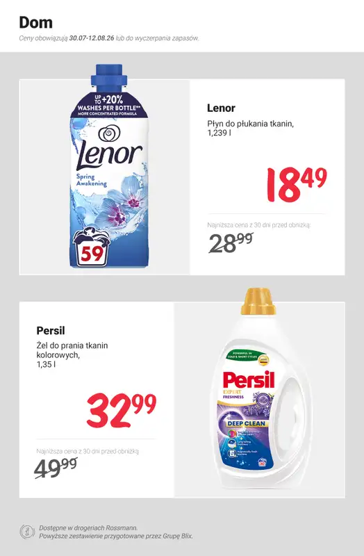 Rossmann - gazetka promocyjna Nowe MEGA PROMOCJE - od 30.07 od czwartku 30.07 do środy 12.08 - strona 12