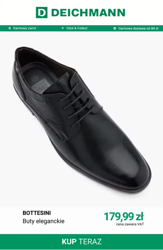 Deichmann - gazetka promocyjna Eleganckie buty męskie od piątku 31.07  - strona 7