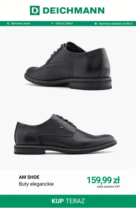 Deichmann - gazetka promocyjna Eleganckie buty męskie od piątku 31.07  - strona 5
