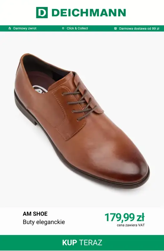 Deichmann - gazetka promocyjna Eleganckie buty męskie od piątku 31.07  - strona 3