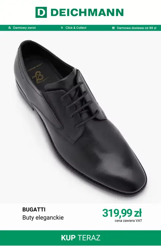 Deichmann - gazetka promocyjna Eleganckie buty męskie od piątku 31.07  - strona 4