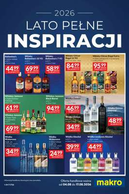 Makro - gazetka promocyjna Katalog Lato pełne inspiracji od wtorku 04.08 do poniedziałku 17.08