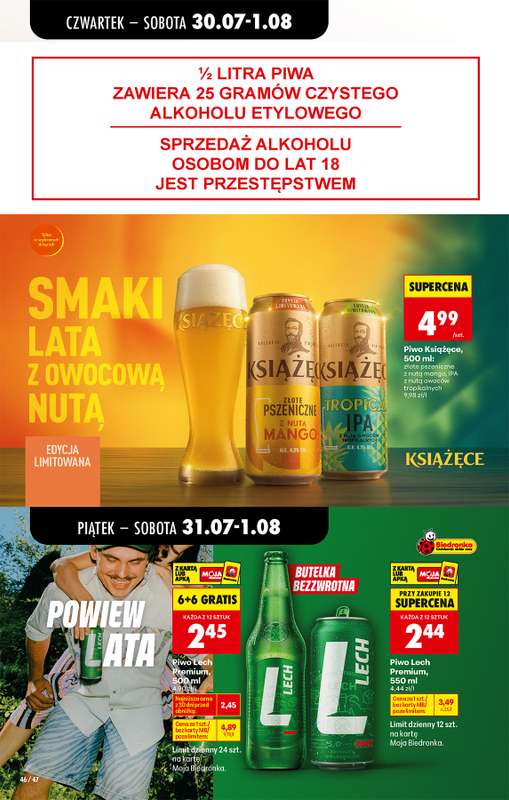 Biedronka - gazetka promocyjna Od czwartku, Z ladą tradycyjną od czwartku 30.07 do środy 05.08 - strona 66