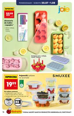 Biedronka - gazetka promocyjna Hity i inspiracje, od 20.07 od poniedziałku 20.07 do środy 05.08 - strona 18