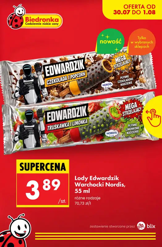 Biedronka - gazetka promocyjna Nowości w Biedronce!  