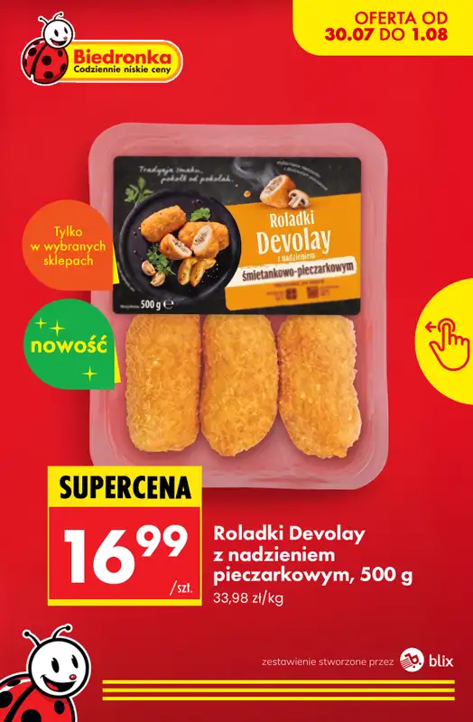 Biedronka - gazetka promocyjna Nowości w Biedronce! od czwartku 30.07 do soboty 01.08 - strona 10