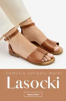 CCC - gazetka promocyjna Damskie sandały marki LASOCKI od piątku 31.07 