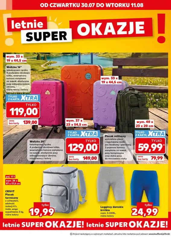 Kaufland - gazetka promocyjna Mocny Start od poniedziałku 03.08 do środy 05.08 - strona 22