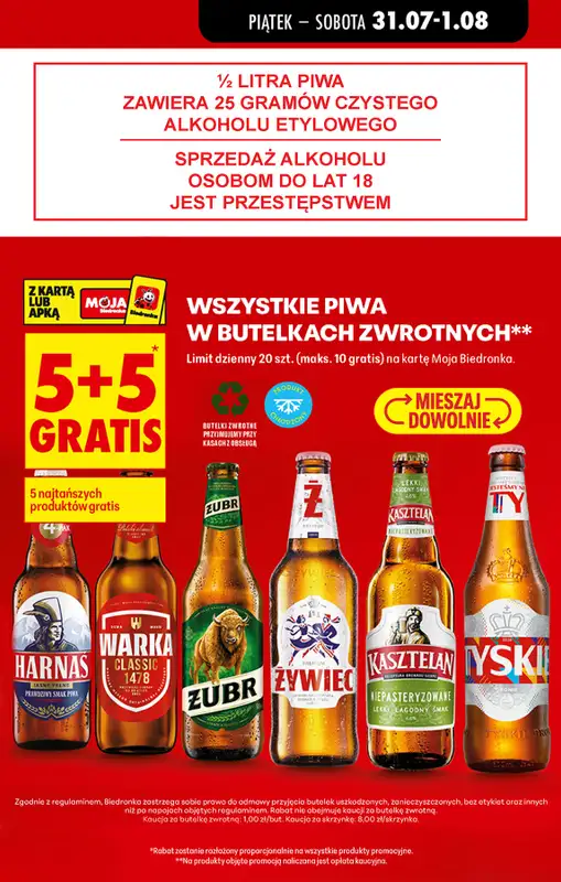 Biedronka - gazetka promocyjna Najlepsze oferty na PIWO!   - strona 3