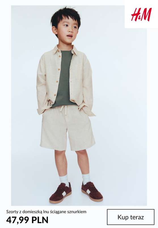 H&M - gazetka promocyjna Dziecięce szorty od 47,99 PLN. od czwartku 30.07  - strona 5
