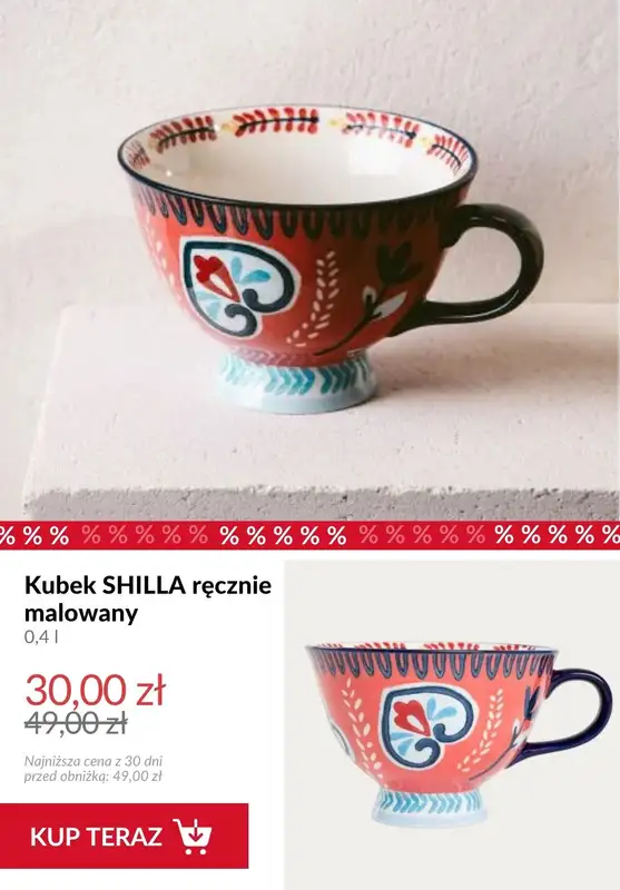 Homla - gazetka promocyjna Kubki do kawy i herbaty od czwartku 30.07  - strona 8