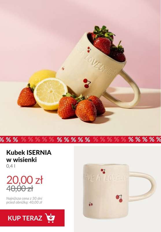 Homla - gazetka promocyjna Kubki do kawy i herbaty od czwartku 30.07  - strona 10