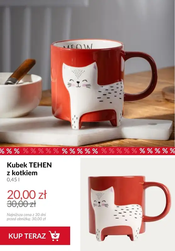Homla - gazetka promocyjna Kubki do kawy i herbaty od czwartku 30.07  - strona 5
