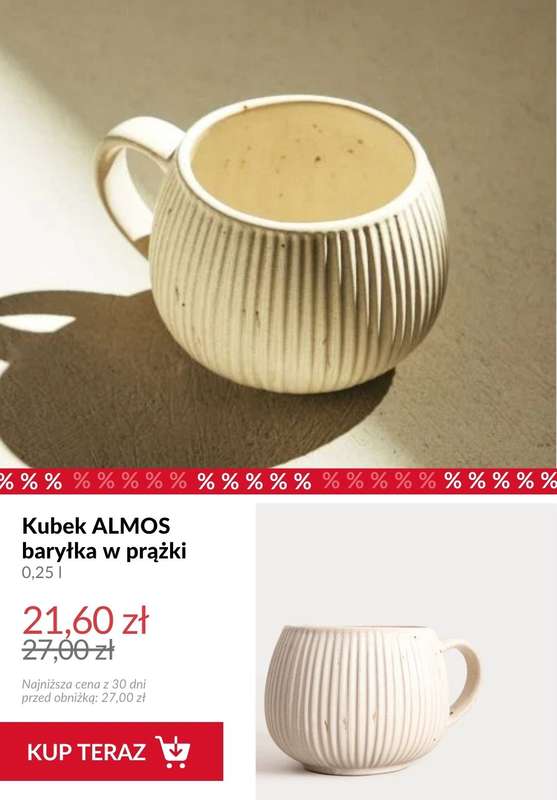 Homla - gazetka promocyjna Kubki do kawy i herbaty od czwartku 30.07  - strona 2