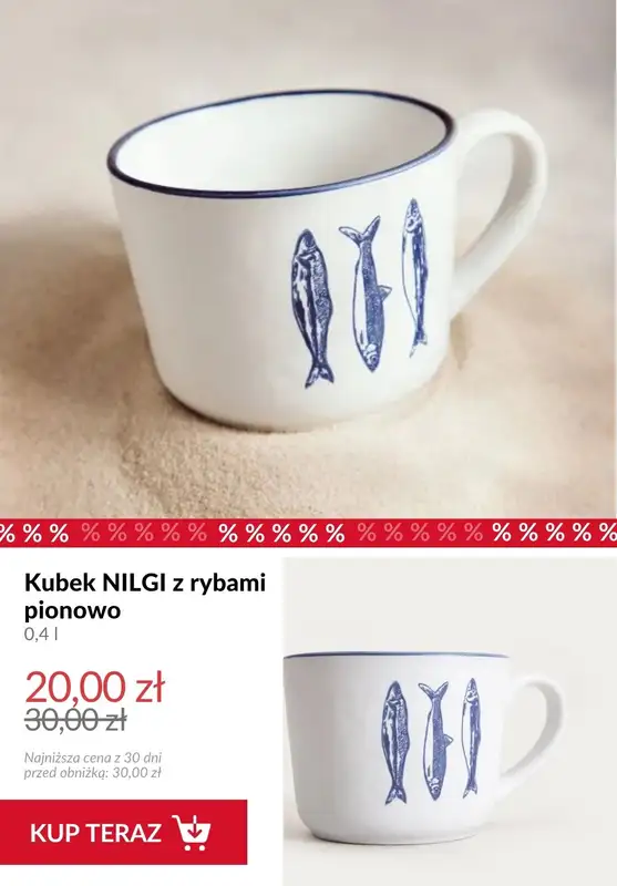 Homla - gazetka promocyjna Kubki do kawy i herbaty od czwartku 30.07  - strona 12