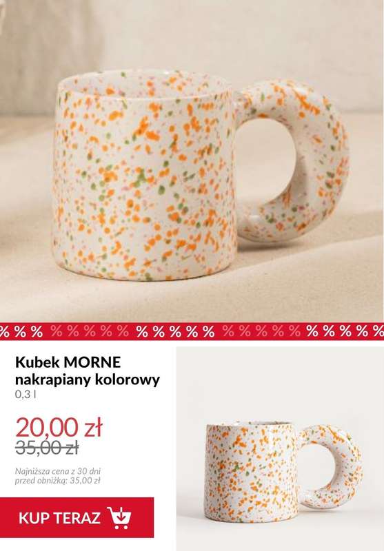 Homla - gazetka promocyjna Kubki do kawy i herbaty od czwartku 30.07  - strona 7