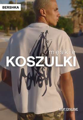 Bershka - gazetka promocyjna Koszulki męskie z nadrukiem od czwartku 30.07 