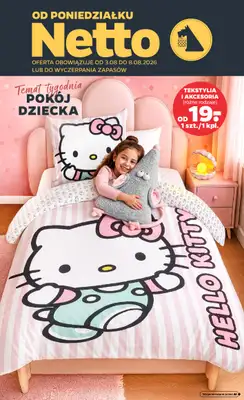 Netto - gazetka promocyjna Inspiracje tygodnia Pokój Dziecka  do soboty 08.08