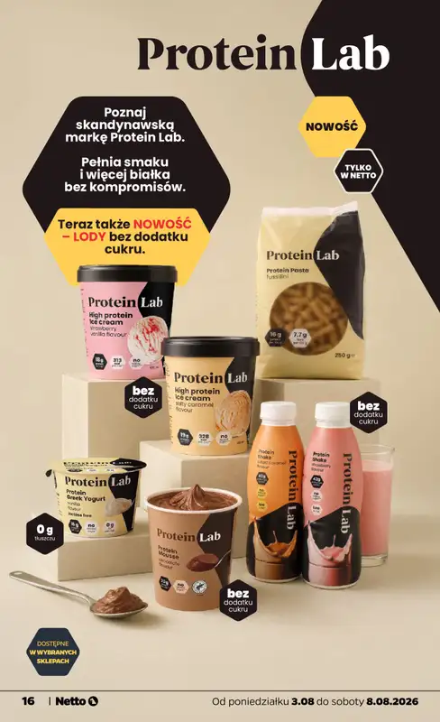 Netto - gazetka promocyjna Gazetka Spożywcza od poniedziałku 03.08 do soboty 08.08 - strona 16