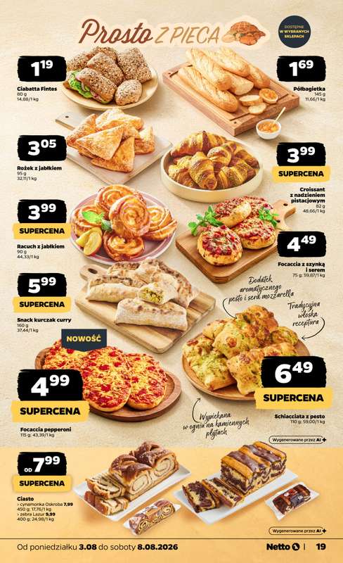 Netto - gazetka promocyjna Gazetka Spożywcza od poniedziałku 03.08 do soboty 08.08 - strona 19