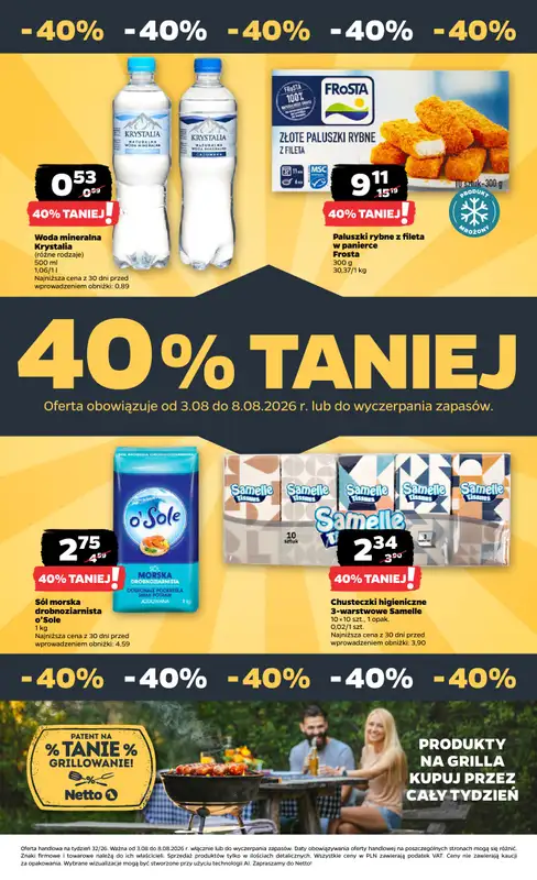 Netto - gazetka promocyjna Gazetka Spożywcza od poniedziałku 03.08 do soboty 08.08 - strona 36