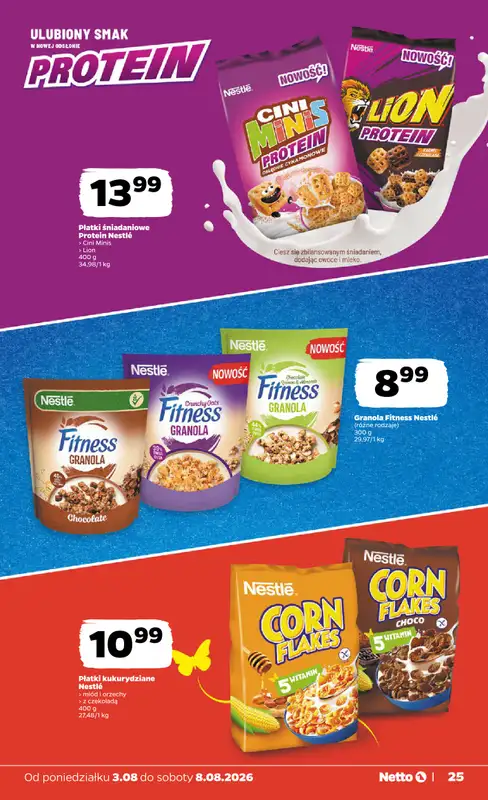 Netto - gazetka promocyjna Gazetka Spożywcza od poniedziałku 03.08 do soboty 08.08 - strona 25