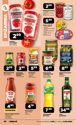 Netto - gazetka promocyjna Gazetka Spożywcza od poniedziałku 03.08 do soboty 08.08 - strona 20