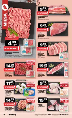 Netto - gazetka promocyjna Gazetka Spożywcza od poniedziałku 03.08 do soboty 08.08 - strona 8