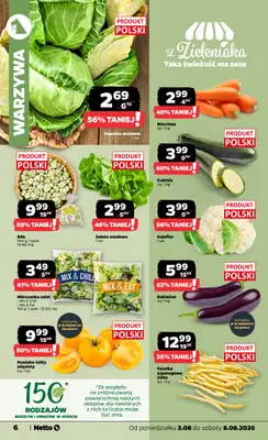 Netto - gazetka promocyjna Gazetka Spożywcza od poniedziałku 03.08 do soboty 08.08 - strona 6