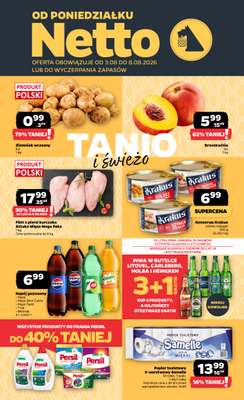 Netto - gazetka promocyjna Gazetka Spożywcza od poniedziałku 03.08 do soboty 08.08