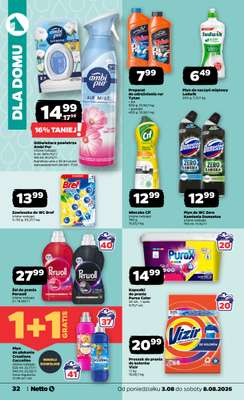 Netto - gazetka promocyjna Gazetka Spożywcza od poniedziałku 03.08 do soboty 08.08 - strona 32