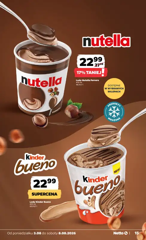 Netto - gazetka promocyjna Gazetka Spożywcza od poniedziałku 03.08 do soboty 08.08 - strona 15