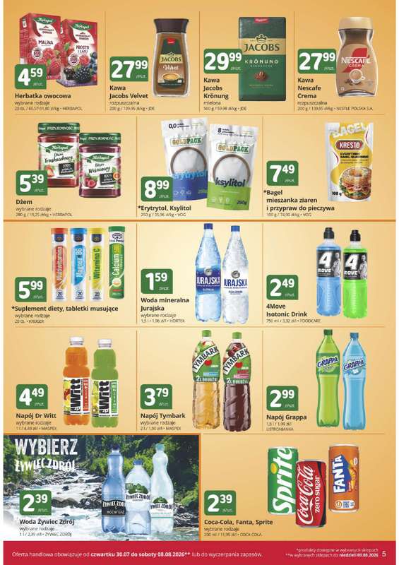 Marketvita - gazetka promocyjna Gazetka od czwartku 30.07 do soboty 08.08 - strona 5